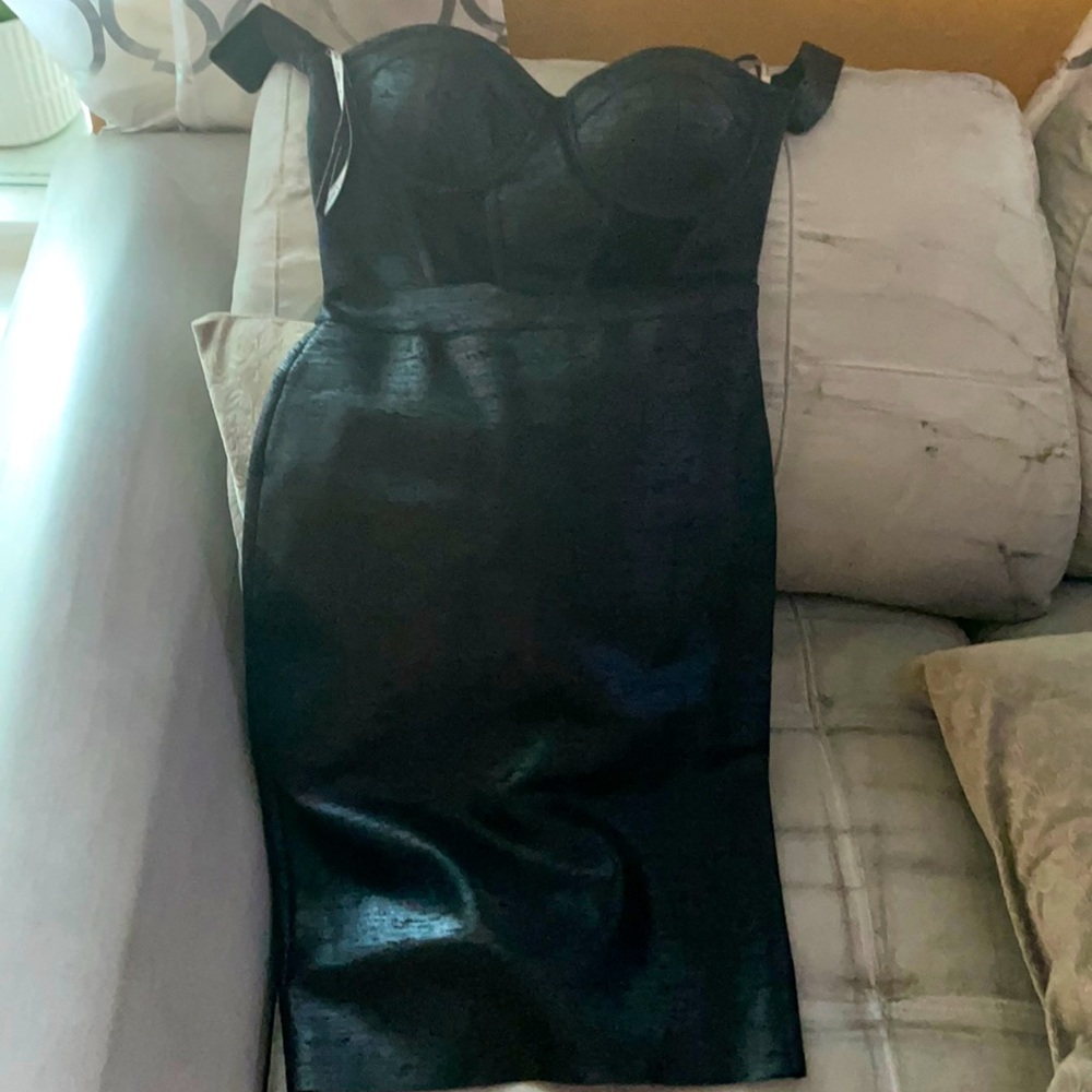 Black brand new dress size large
